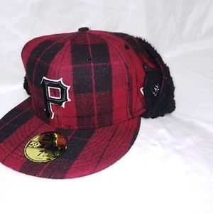 New Era 59Fifty Pirates Trapper Hat. Size 7 3/4
